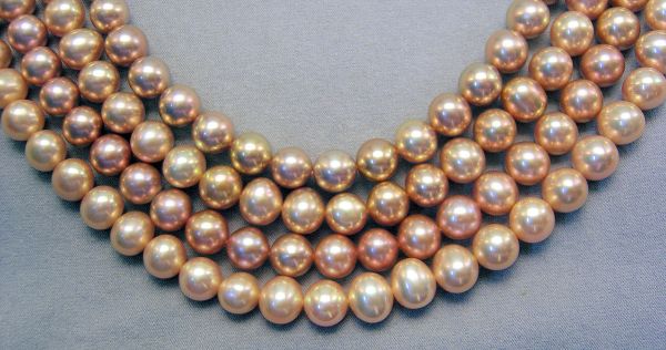 Natural Color 8-8.5mm Rounded Pearl 