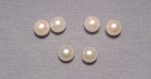 3/4 Half-Drilled Japanese Pearl Pairs