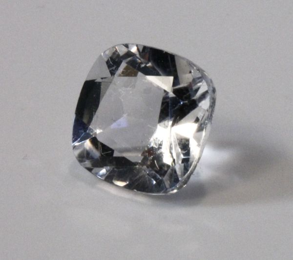 Crystal Quartz Faceted Cushion Antique - 10x10mm