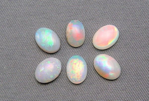 Australian Opal Oval Cabochons  @ $40.00/ct. - 5x7mm