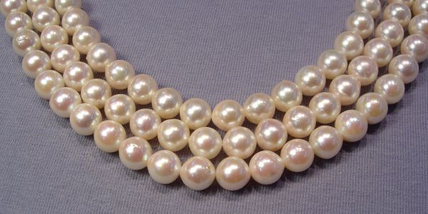 8-8.5mm Round Japanese Pearls