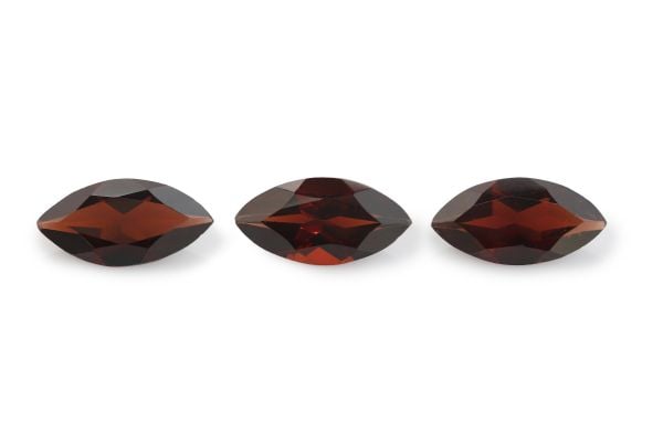 Faceted Garnet Marquise 