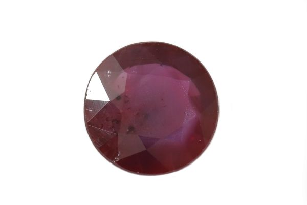 6.4mm Round faceted Ruby