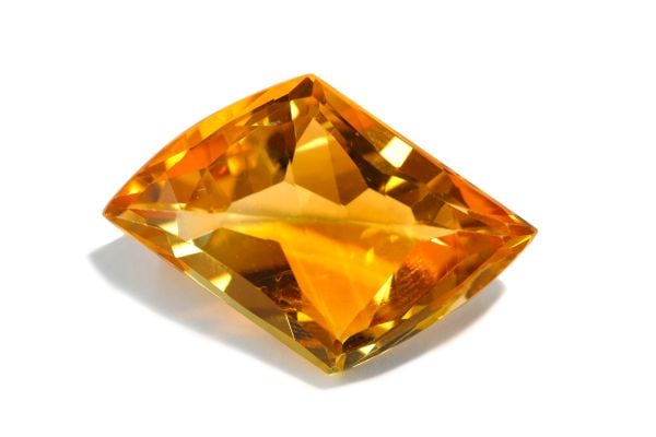 fancy cut citrine