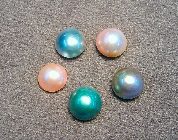 13-16mm Multi color Mabe Pearls