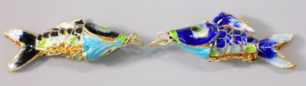 Cloisonn&eacute; Articulated Fish