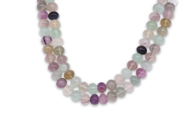 Wholesale Fluorite Rondelle Beads – Rainbow Oval