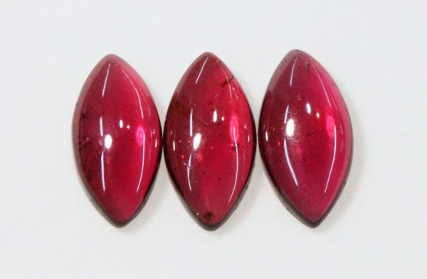 Garnet Navette Cabochons