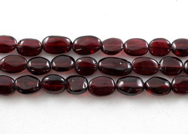 Garnet Lotus Seed Bead Strands