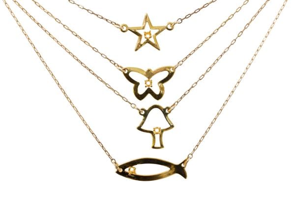 Gold Filled Charm Necklaces
