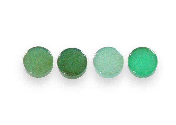 Green Onyx Round Discs, 2mm Thick