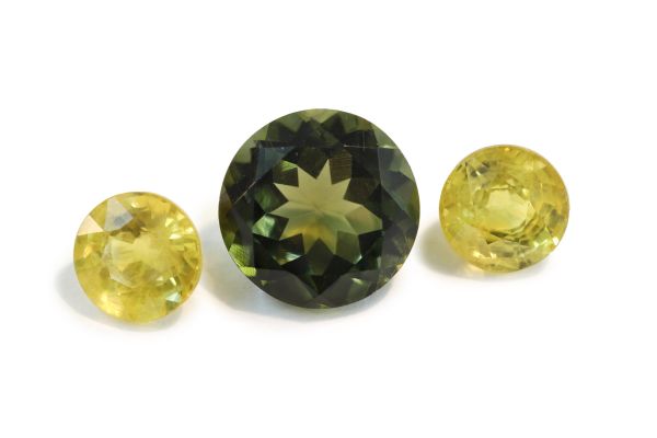 Green Tourmaline & Yellow Sapphire Suite