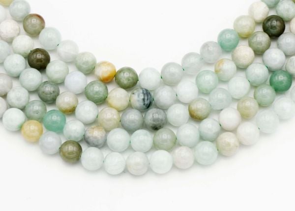multi color jadeite beads