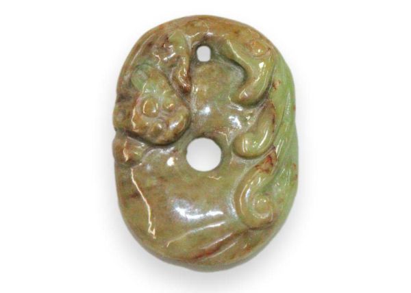  Jadeite Dragon on Coin