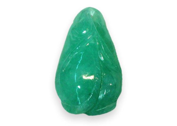 Natural Fine Jadeite Hand-Carved Pendant - Two Gourds