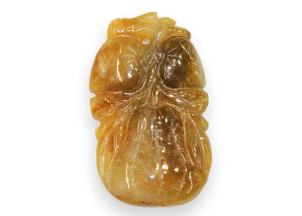  Jadeite Peaches on Bottle Gourd