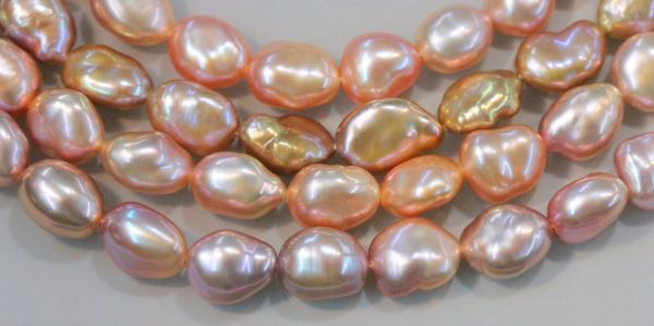 Natural Color Nuggets Keshi Pearls