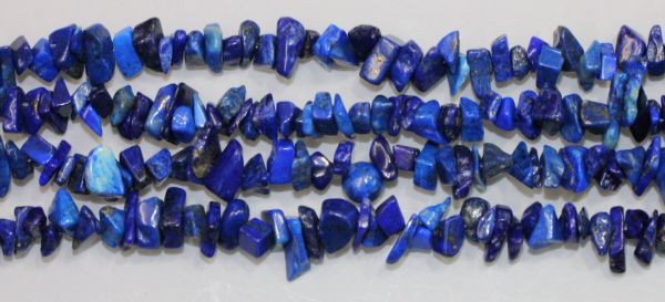 Lapis Lazuli Chips Bead Strands