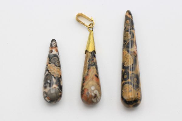 Leopardskin Jasper Teardrops