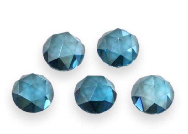 London Blue Topaz Rose-Cut - 6mm