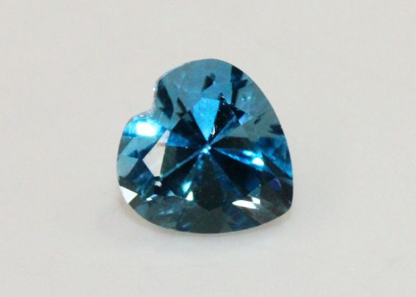 London Blue Topaz Faceted Hearts