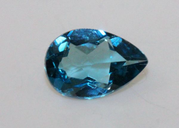 London Blue Topaz Faceted Pears