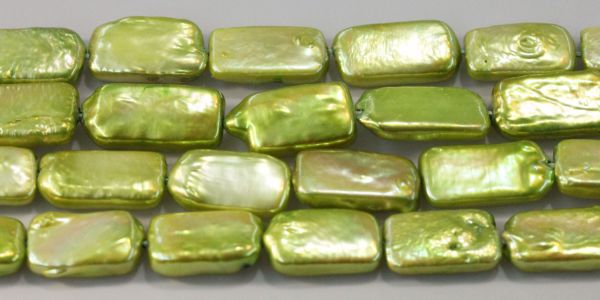9x6mm green tablet pearls