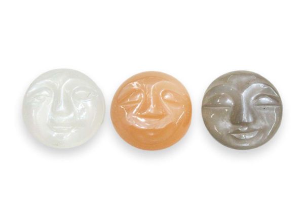 Moonstone Man-in Moon Cabochons