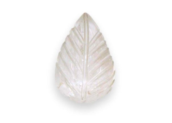 Carved Morganite Leaf - 6.58 cts.