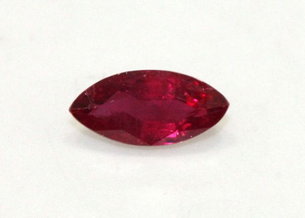 Ruby Faceted Marquise, 0.75 ct. - 4x8.3mm