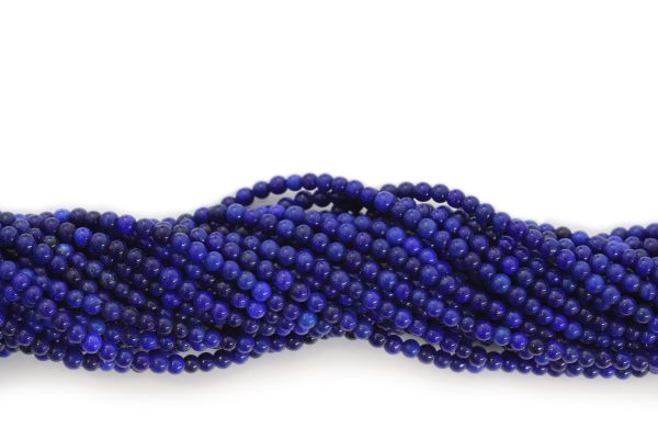 2.2mm Natural Lapis Beads
