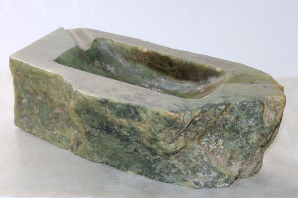 Nephrite Jade Hand-Carved Ashtray