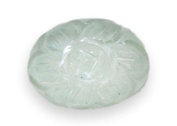 Aquamarine Carved Cabochon - 3.86 cts.