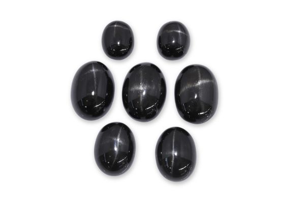Wholesale Oval Black Star Diopside Cabochons