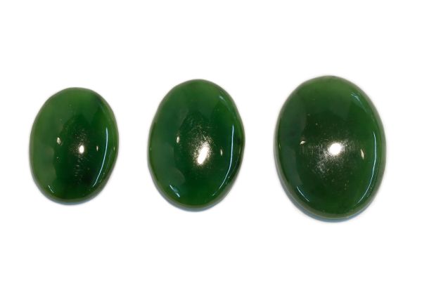 oval nephrite jade cabochons 1