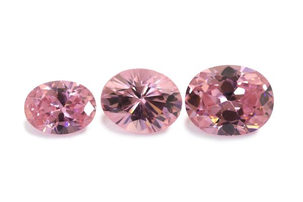 Oval Pink Cubic Zirconia