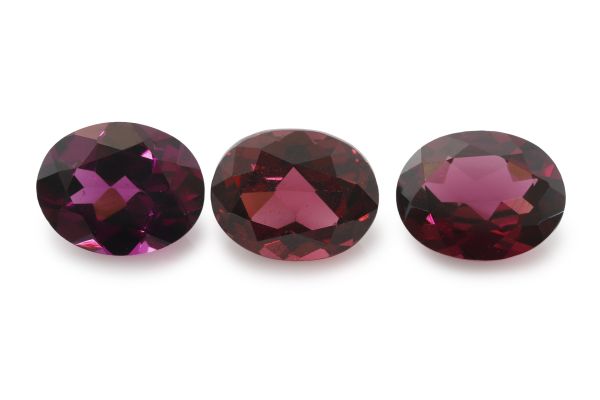 Rhodolite Garnet Oval Faceted