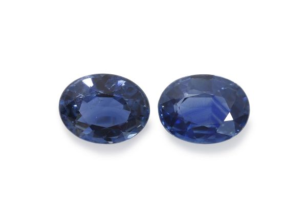 oval sapphire pair