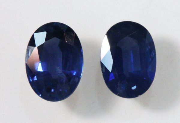 5x7mm Sapphire Pair 