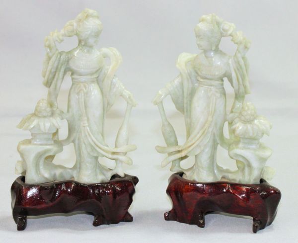 Jadeite Pair of Beauties