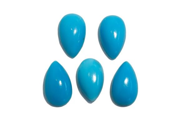 Pear Campitos Turquoise Cabochons 1