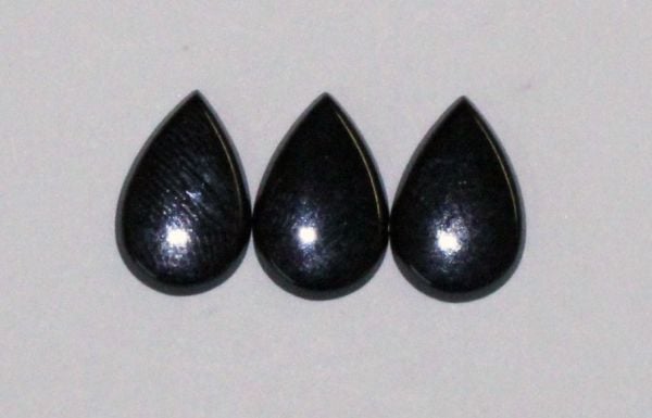 Pear SBBT Black Onyx Cabochons