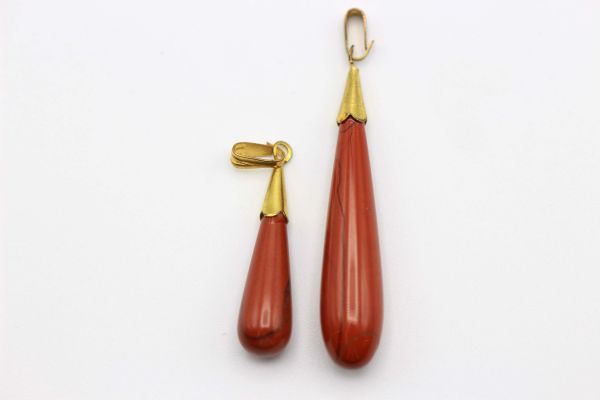 Red Jasper Teardrops