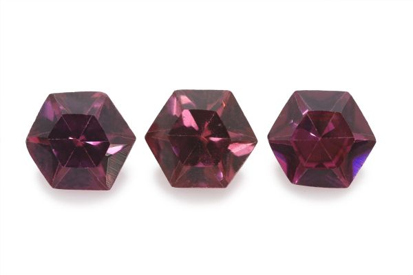 Hexagon Rhodolite Garnet