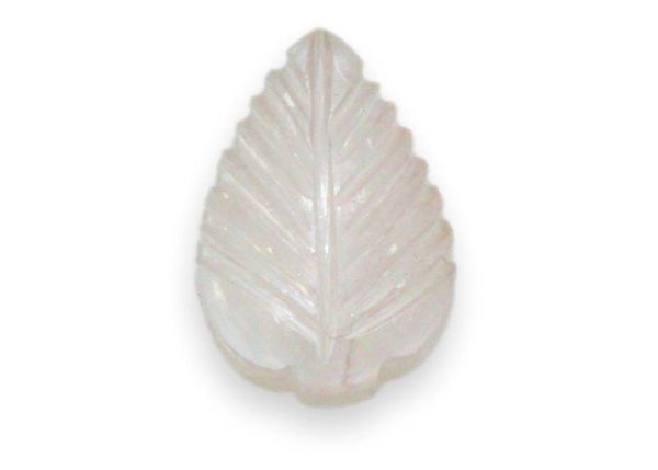 Carved Rose Quartz Leaf - 4.78 cts.