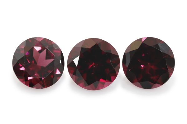 Rhodolite Garnet Round Faceted