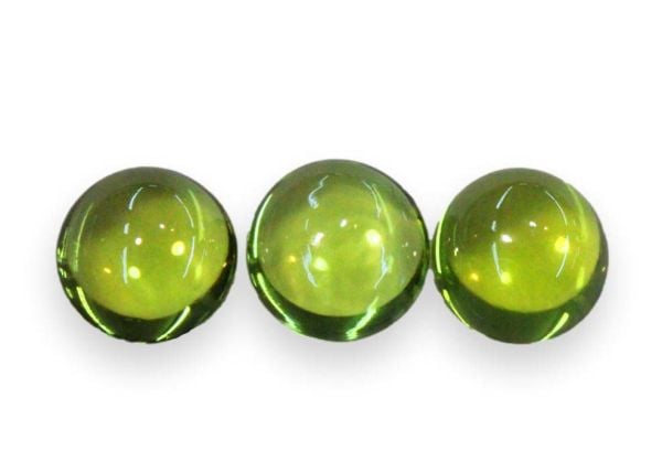 Peridot Round Cabochons