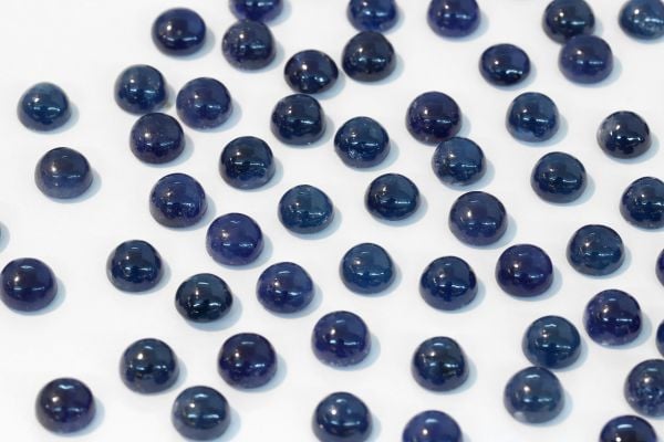 Blue Sapphire Round Cabochon