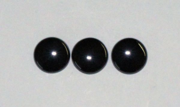 Black Onyx SBBT Round Cabochons