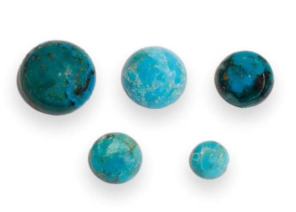 Round Turquoise Cabochons 1